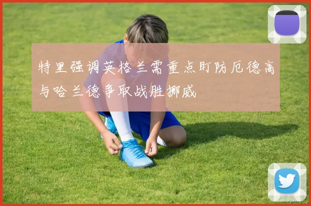 特里强调英格兰需重点盯防厄德高与哈兰德争取战胜挪威